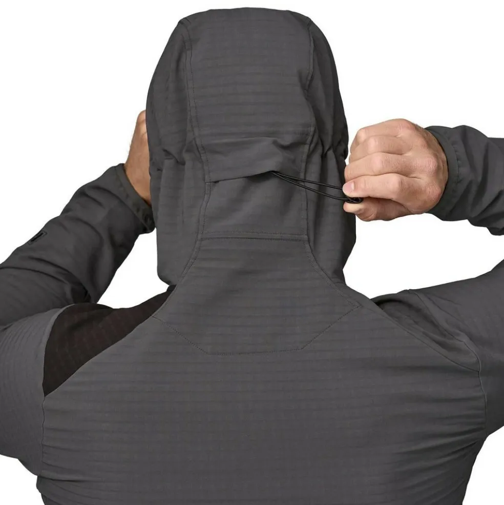 Patagonia R1 TechFace Hoody outdoor jack heren forge grey