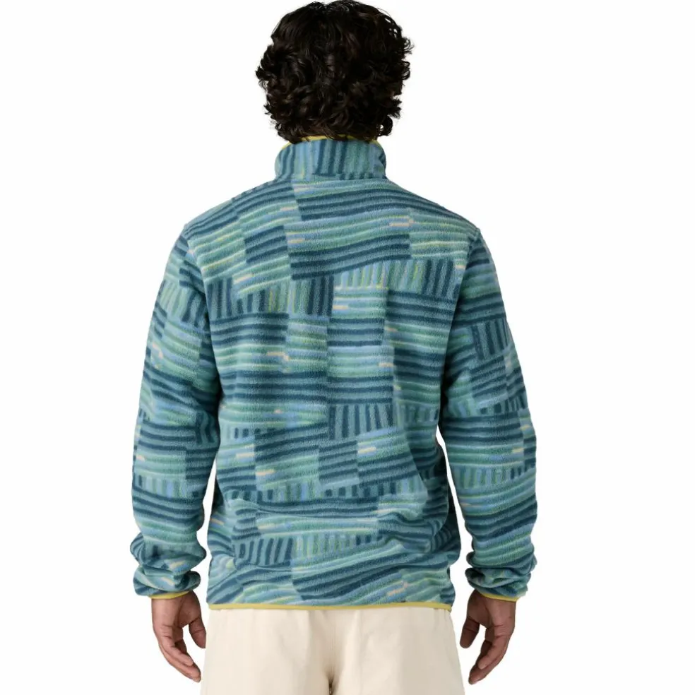 Patagonia Synchilla Snap-T fleece sweater heren quilty fitz wetland blue