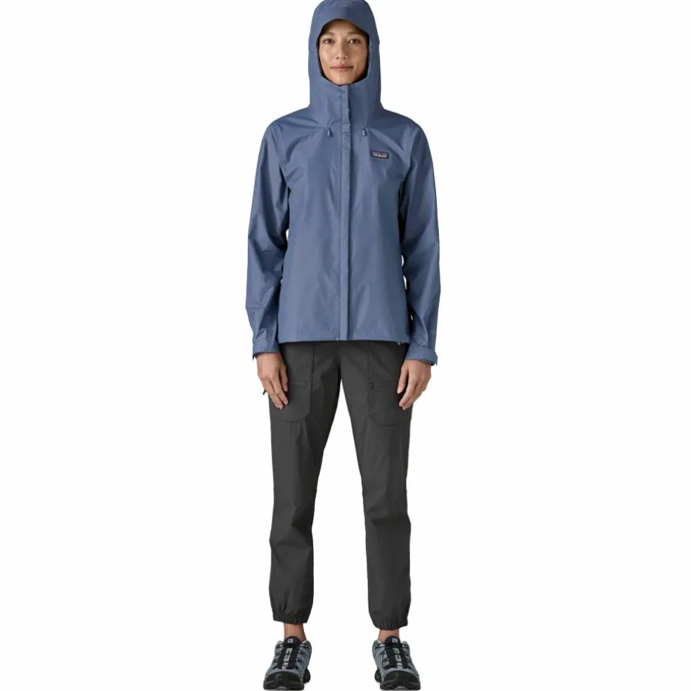 Patagonia Torrentshell 3L Rain outdoor jack dames current blue