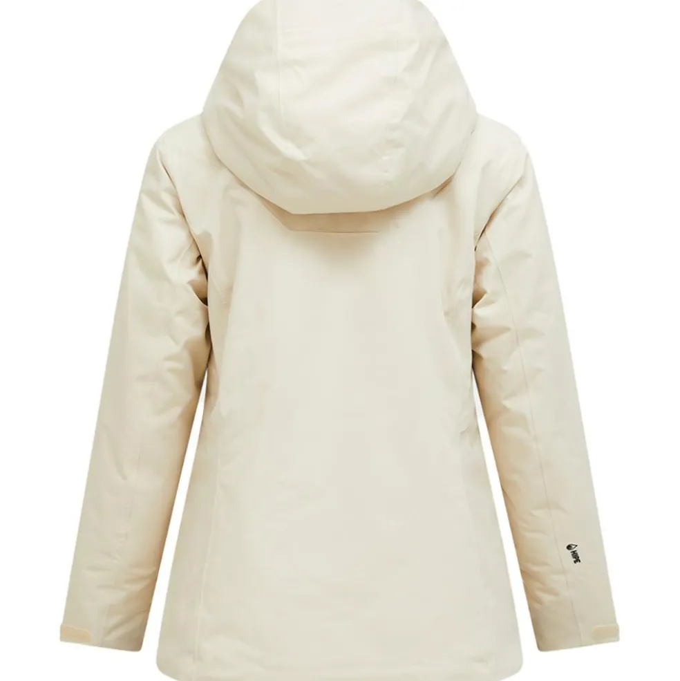 Peak Performance ANIMA softshell winterjas dames sand fog