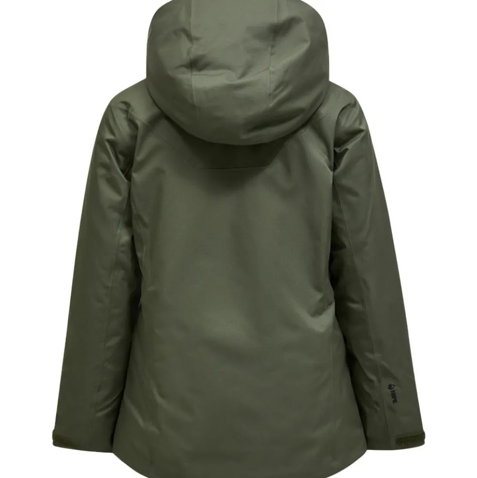 Peak Performance ANIMA softshell winterjas dames pine needle