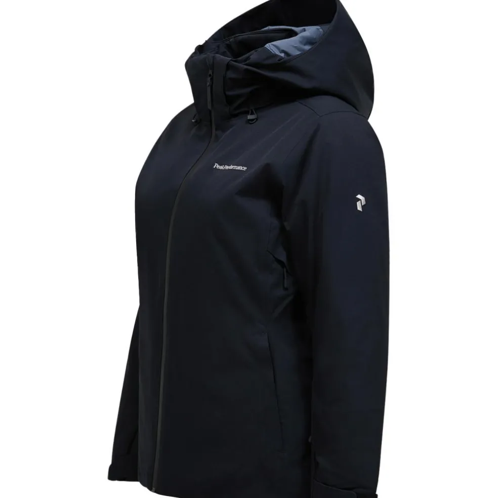 Peak Performance ANIMA softshell winterjas dames black