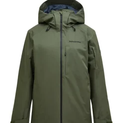 Peak Performance  MAROON softshell winterjas heren pine needle