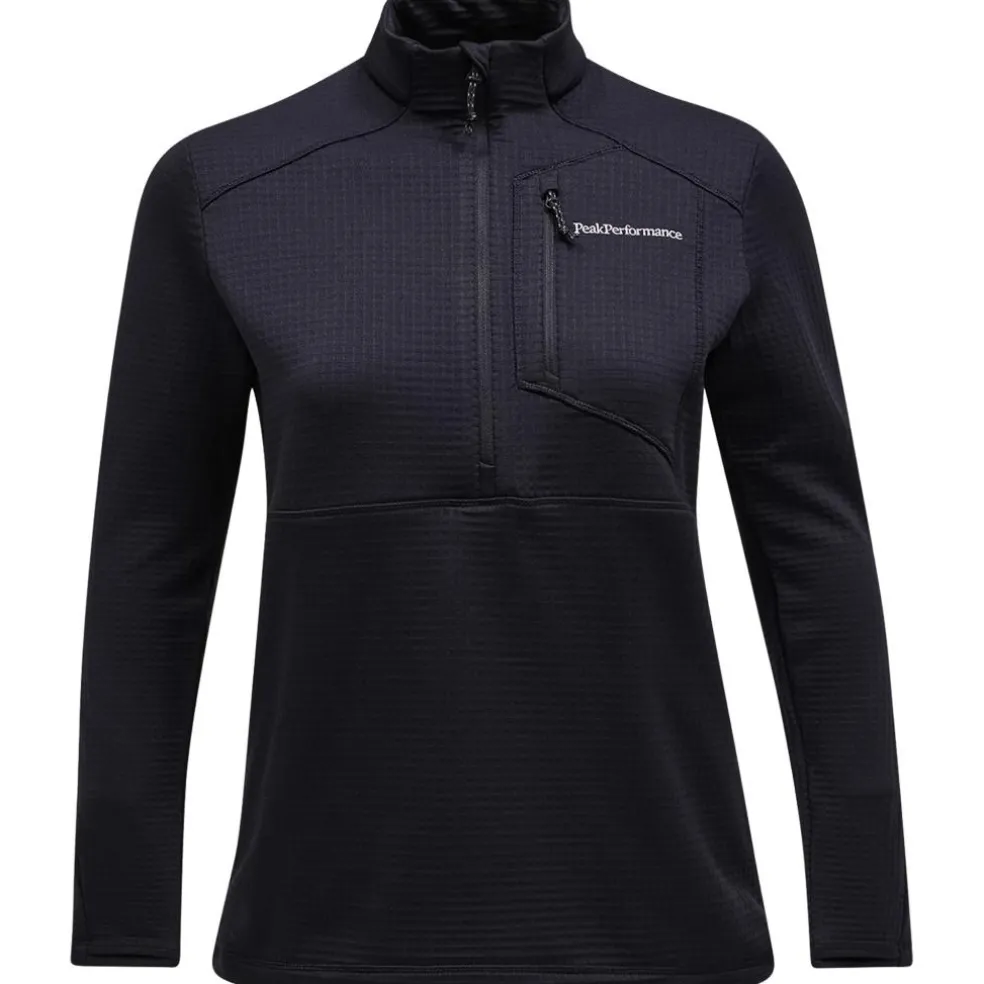 Peak Performance Trail Polartec Half Zip skipully dames black