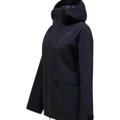Peak Performance VERTEC softshell winterjas dames black