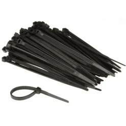 Perel Tie-wrap 120 x 4,6 mm zwart per 100 stuks
