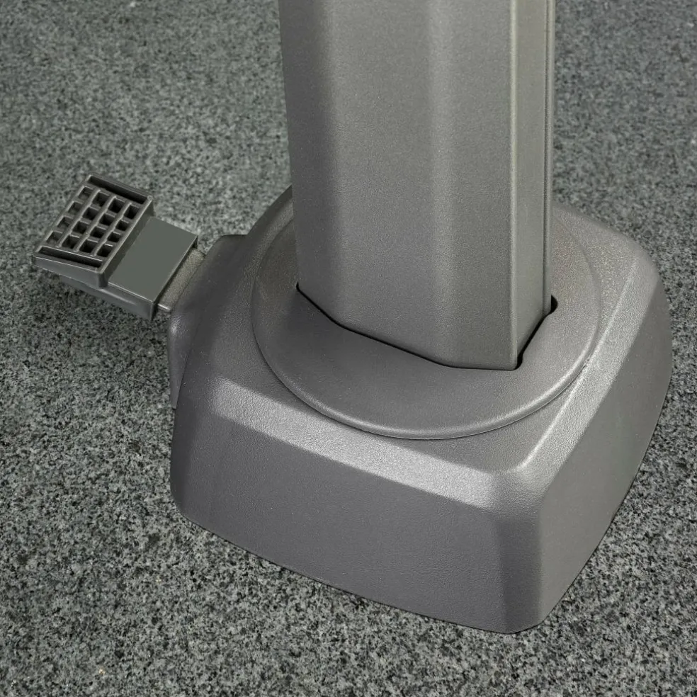 Platinum Challenger T2 Premium parasol 260 x 350 cm faded black