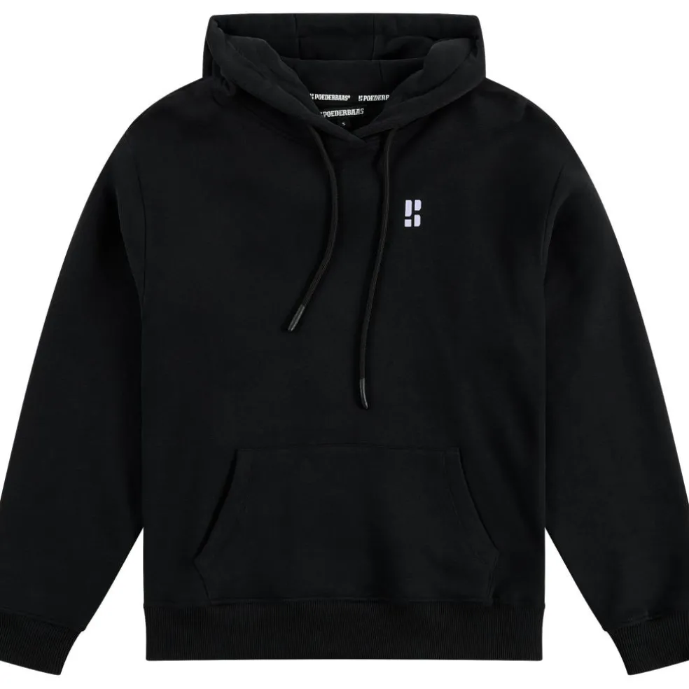 Poederbaas CL hoodie dames black
