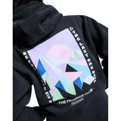 Poederbaas CL hoodie dames black