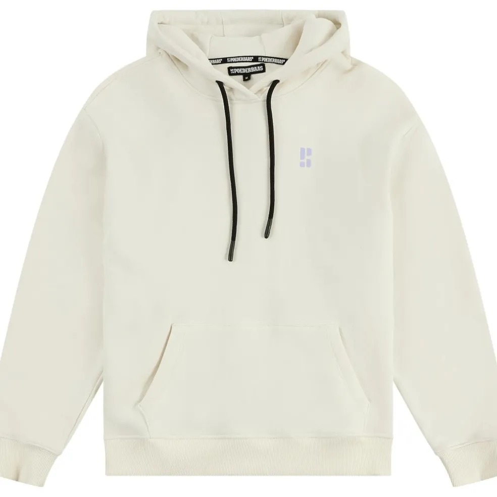 Poederbaas CL hoodie dames off white