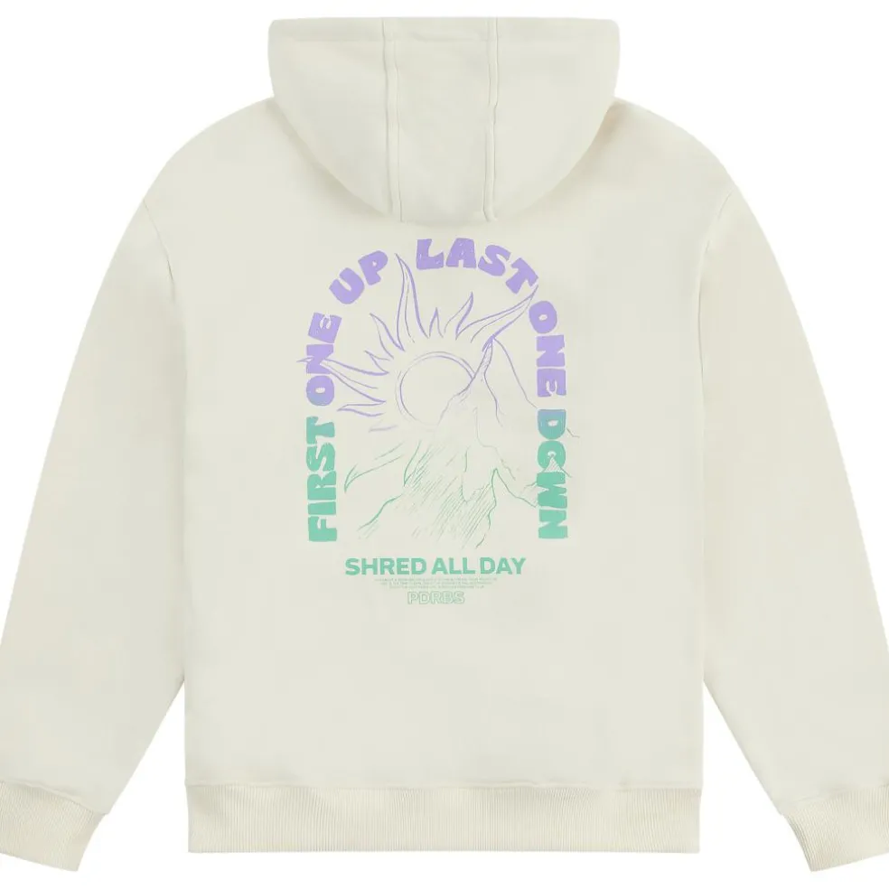 Poederbaas CL hoodie dames off white