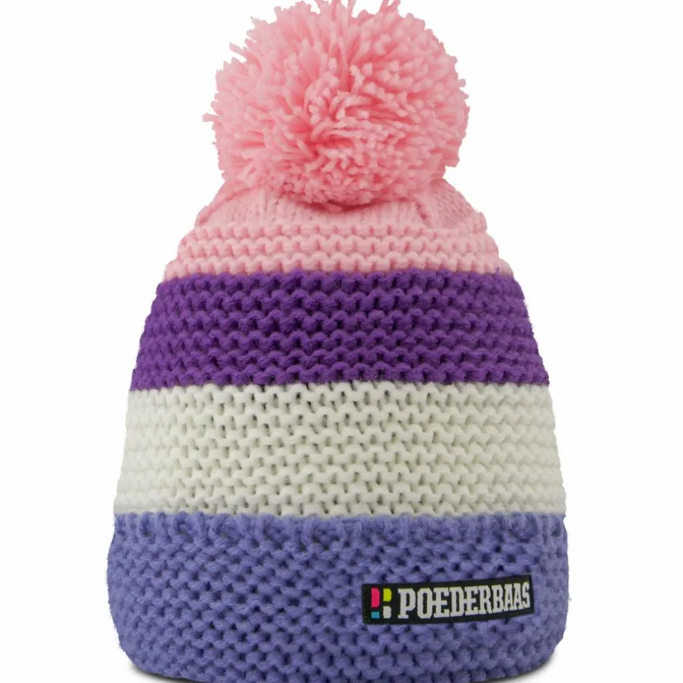 Poederbaas Classic Colorful 2.0 muts lila