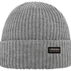 Poederbaas Royal Rib muts grey