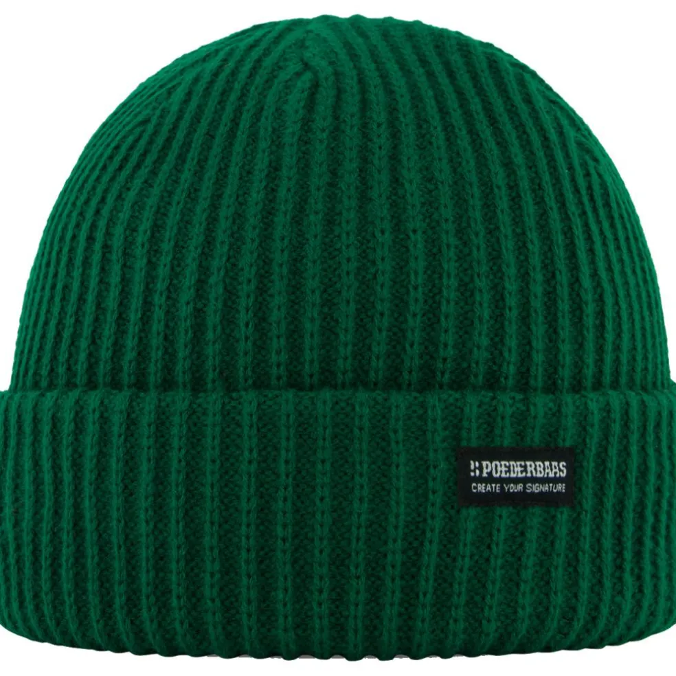 Poederbaas Royal Rib muts green