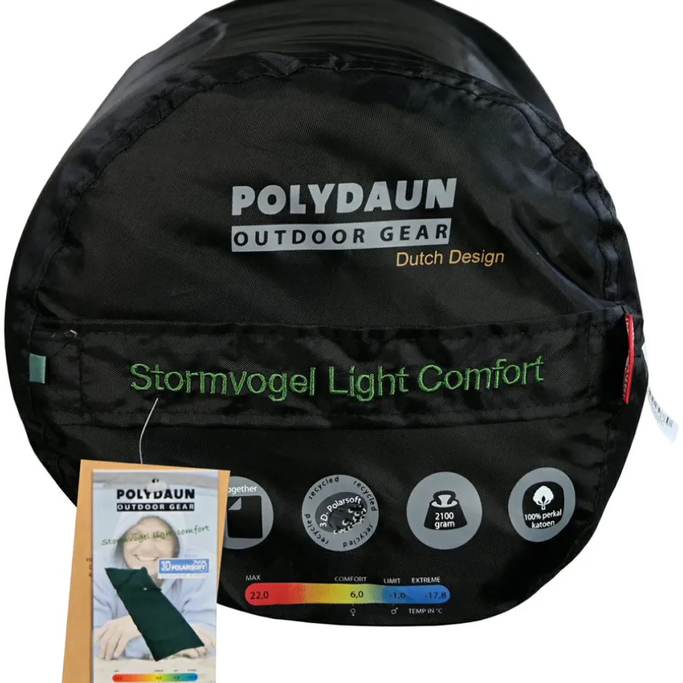 Polydaun Stormvogel Light slaapzak seagreen