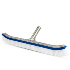 Poolquip Wand- en bodemborstel met aluminium rug