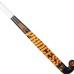 Princess Hockey  Premium 7 STAR SGX Extreme Low Bow hockeystick black orange
