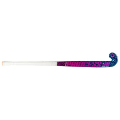 Princess Hockey  Woodcore Mid Bow hockeystick junior leopard  purple neon pink