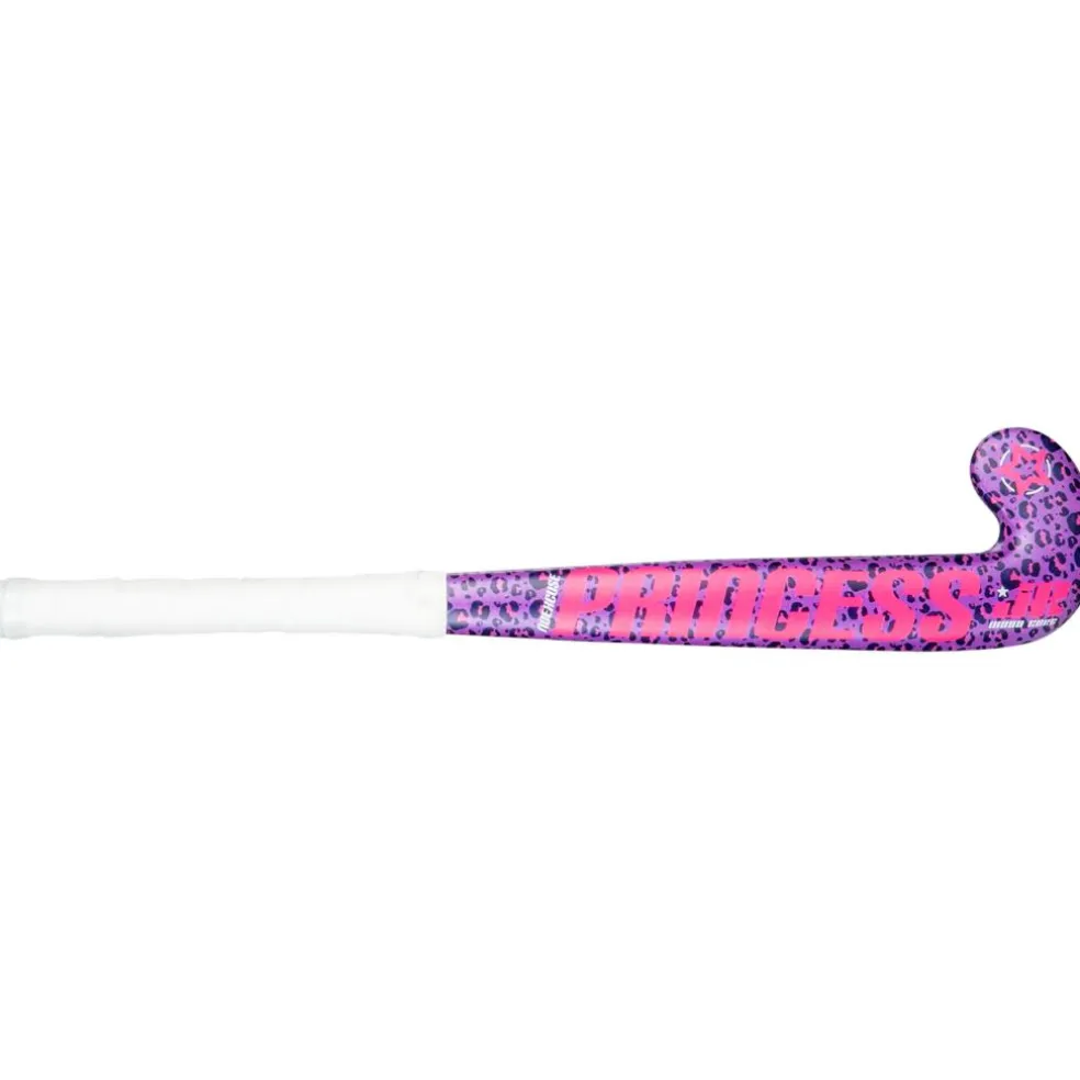 Princess Hockey Woodcore hockeystick junior leo pu neon - 18 inch