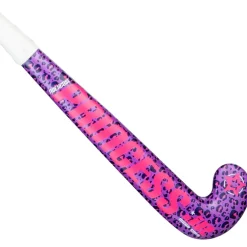 Princess Hockey Woodcore hockeystick junior leo pu neon - 18 inch
