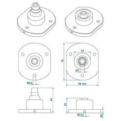 ProPlus afdichtrubber voor stekkerdoos