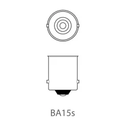 ProPlus BA15s 12V 21W halogeenlamp set van 2 stuks