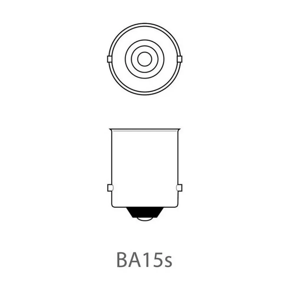 ProPlus BA15s 12V 21W halogeenlamp set van 2 stuks