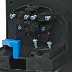 ProPlus CEE wandinvoerdoos vierkant zwart