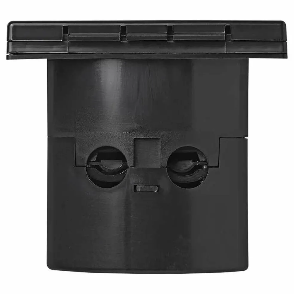 ProPlus CEE wandinvoerdoos vierkant zwart