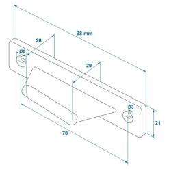 ProPlus Hymer deurvanger bovenzijde grijs