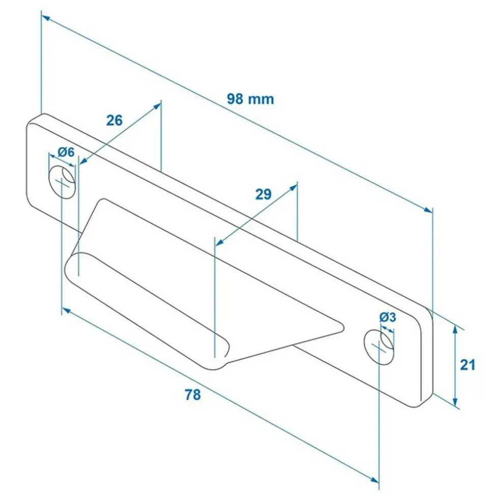 ProPlus Hymer deurvanger bovenzijde grijs