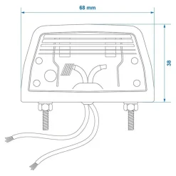 ProPlus Kentekenverlichting 68 x 38 mm