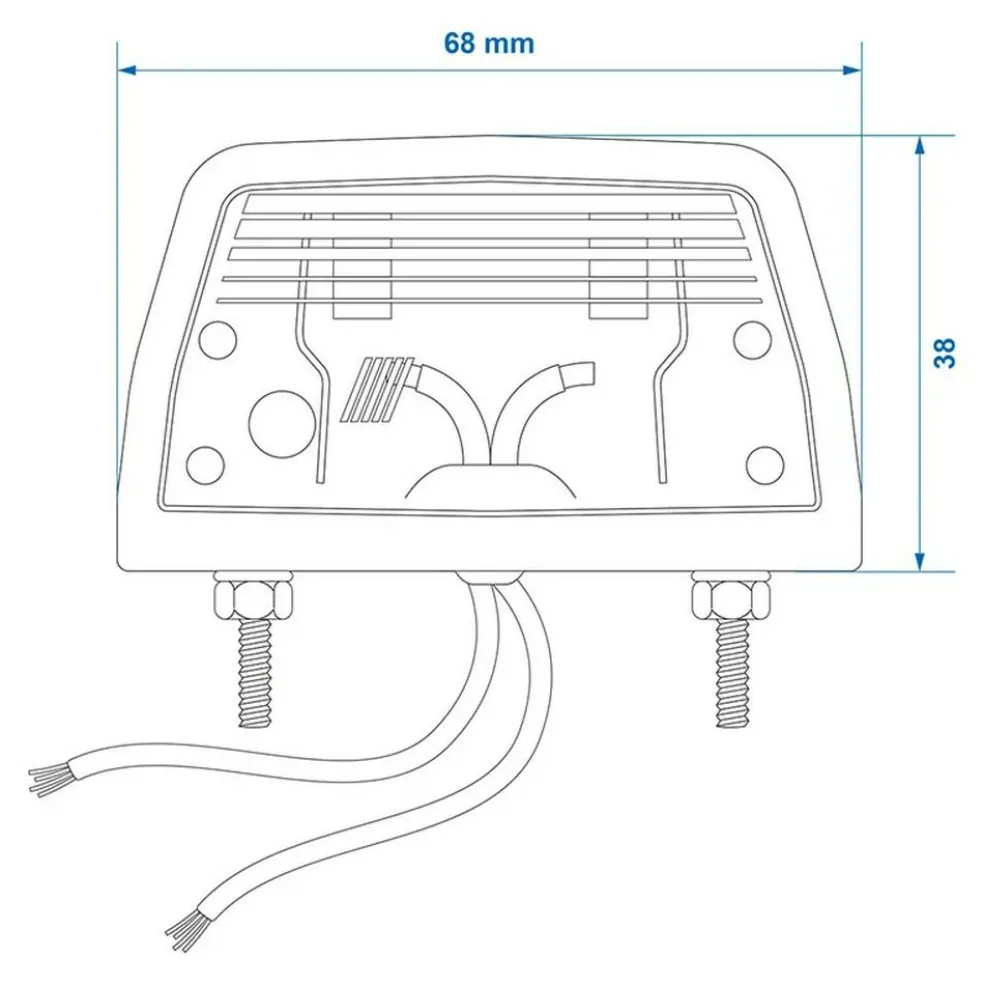 ProPlus Kentekenverlichting 68 x 38 mm