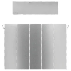 ProPlus Kookwindscherm 5-delig aluminium