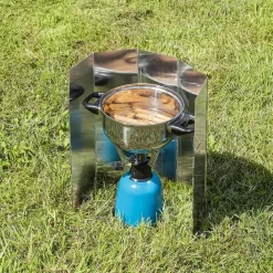 ProPlus Kookwindscherm 5-delig aluminium