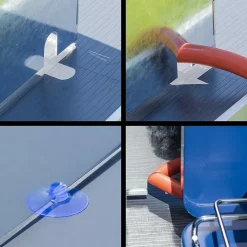 ProPlus Kookwindscherm 3-delig staal