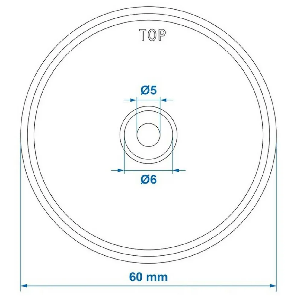 ProPlus Reflector 60 mm oranje per 2 stuks