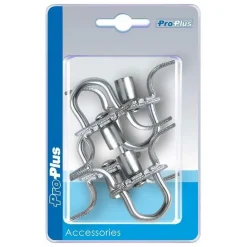 ProPlus Zeiloog rond met veer 27 mm 4 stuks