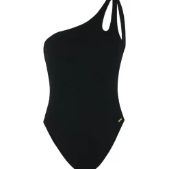 Protest Lace One Shoulder badpak dames true black