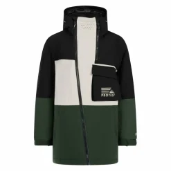 Protest Trax winterjas junior kale green