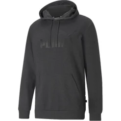 Puma Essentials Big Logo hoodie heren dark grey heather