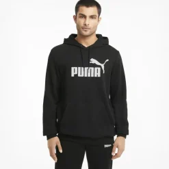 Puma Essentials Big Logo hoodie heren Puma black