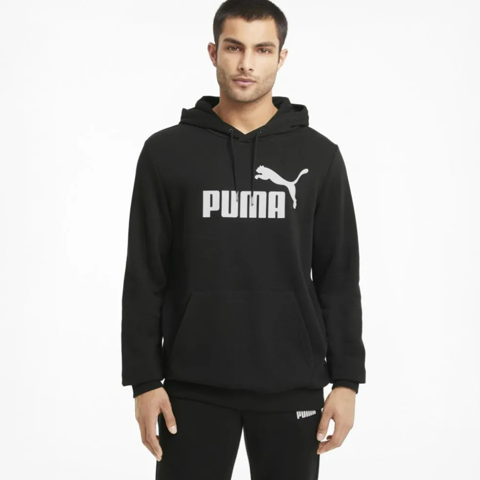 Puma Essentials Big Logo hoodie heren Puma black