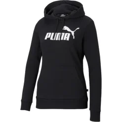 Puma Essentials Logo hoodie dames Puma black