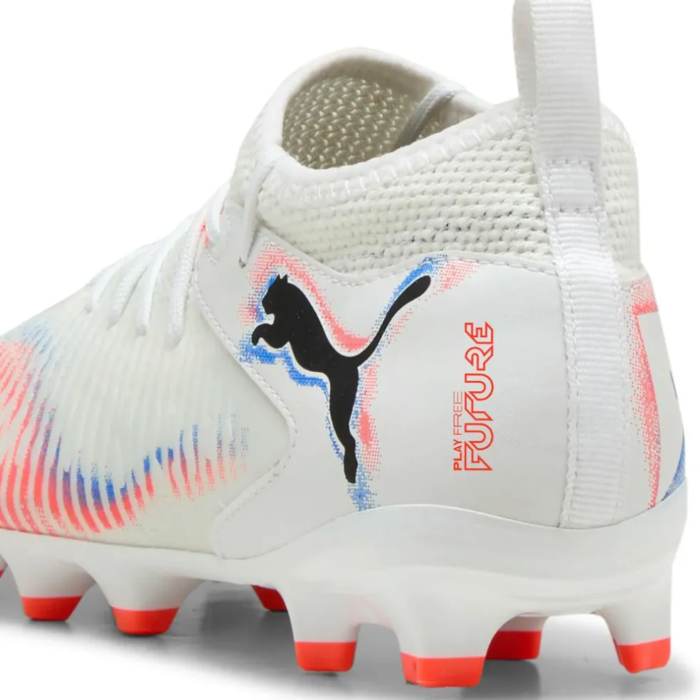 Puma Future 8 Match FG - AG voetbalschoenen junior PUMA white PUMA black glowing red