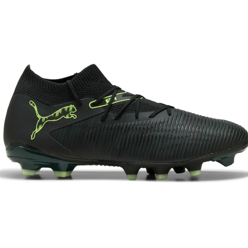 Puma Future 8 Match FG - AG voetbalschoenen PUMA black fizzy light green terrain