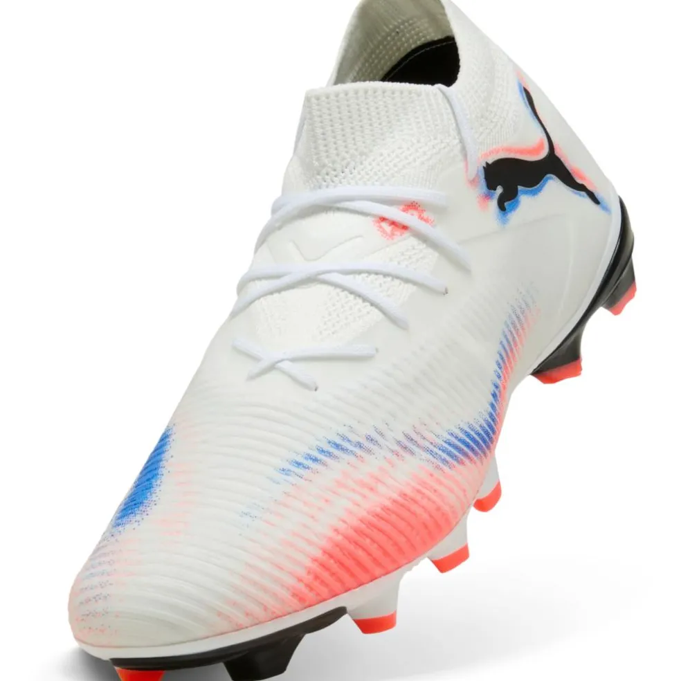 Puma Future 8 Match FG - AG voetbalschoenen PUMA white PUMA black glowing red