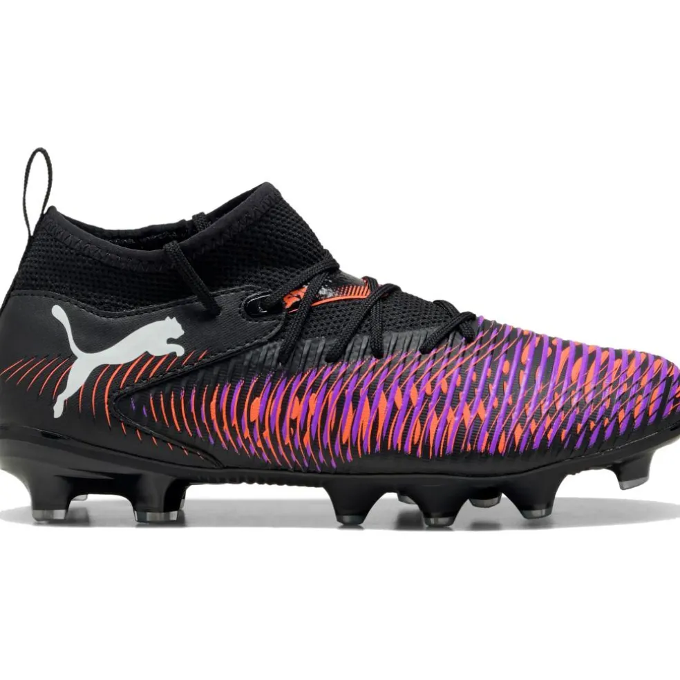 Puma FUTURE 8 MATCH FG AG voetbalschoenen junior PUMA black PUMA white glowing red