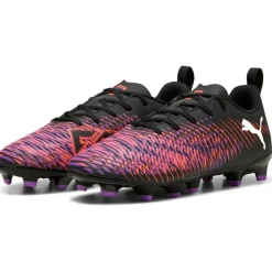 Puma FUTURE 8 PLAY FG AG voetbalschoenen junior PUMA black PUMA white glowing red