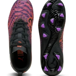 Puma FUTURE 8 PLAY FG AG voetbalschoenen junior PUMA black PUMA white glowing red